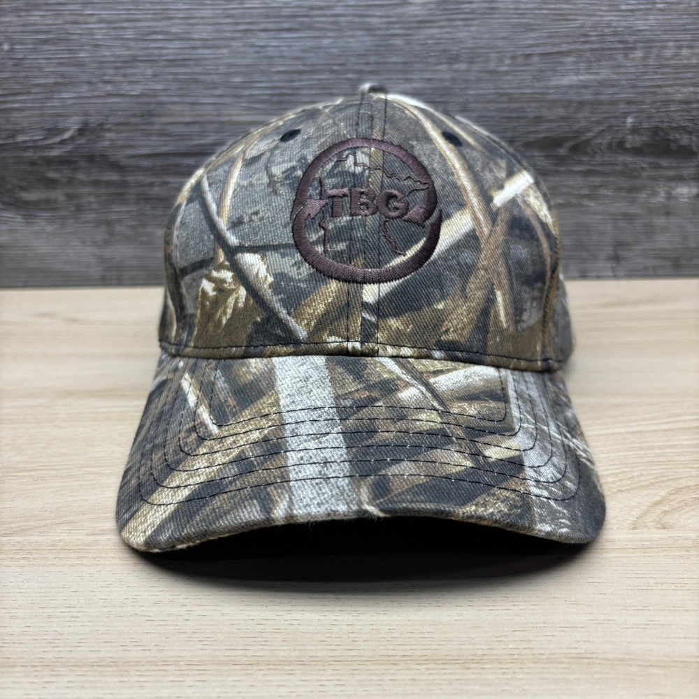 TBG Hat Cap Strap Back Camo Camouflage Hunting Mens Baseball Cap America